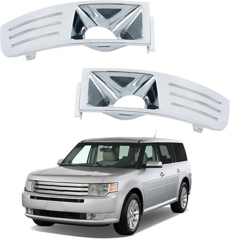 WFLNHB 1 مجموعة من مصابيح الضباب اليسرى واليسرى تغطي إعادة تخصيص الكروم من أجل Flex SE SEL 2009-2012 غطاء الإطار الخارجي الخارجي FO2599105 FO2598105 in Saudi Arabia