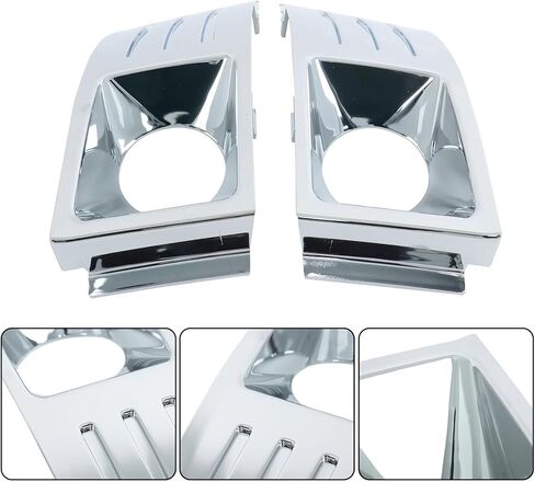 WFLNHB 1 مجموعة من مصابيح الضباب اليسرى واليسرى تغطي إعادة تخصيص الكروم من أجل Flex SE SEL 2009-2012 غطاء الإطار الخارجي الخارجي FO2599105 FO2598105 in Saudi Arabia