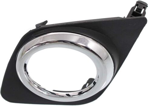 For Toyota RAV4 Fog Light Cover 2009 10 11 2012 Driver and Passenger Side Pair/Set | Black/Chrome | w/Fog Light Hole | Base/Sport Model | DOT Certified | TO1038129, TO1039129 | 521280R010, 521270R010 in Kuwait