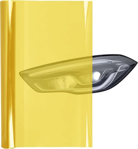 Lypumso 16 × 60 بوصة المصباح الخلفي للسيارة صبغة الفينيل ، لفة ملصقات أضواء الضباب اللاصقة لفة لفة أضاءة السيارة حماية تغطية (أسود) in Kuwait