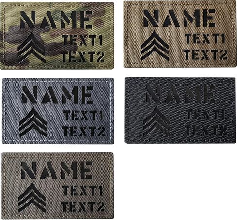مخصص MC Camo IR US Rank Rank id id Blood نوع العلامات Ir Flag Patch (E5 Sergeant) in Kuwait
