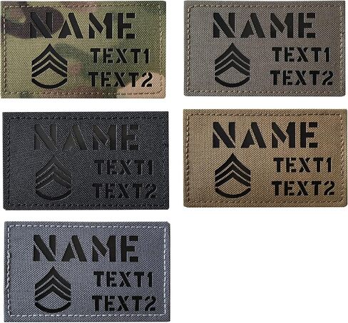 مخصص MC Camo IR US Rank Rank id id Blood نوع العلامات Ir Flag Patch (E5 Sergeant) in Kuwait