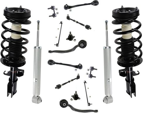 MAC Auto Parts Struts Struts الخلفية الصدمات الخلفية التحكم في كرة الذراع مفصل روابط مجموعة 16 مساءً مجموعة BMW X5 00-06 in Saudi Arabia