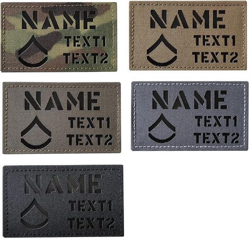 مخصص MC Camo IR US Rank Rank id id Blood نوع العلامات Ir Flag Patch (E5 Sergeant) in Kuwait