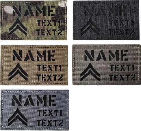 مخصص MC Camo IR US Rank Rank id id Blood نوع العلامات Ir Flag Patch (E5 Sergeant) in Kuwait