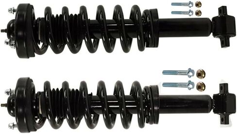 2PCS الدعامات الأمامية ، دعامة التعليق والملف الربيعي التجميع تبديل للسيارات لفورد F-150 2015 2015 2017 2018 2019 A022 in Kuwait