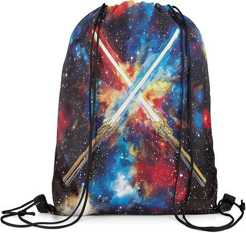 Feelyou Lightsaber Gym String Bag Bag Red Blue Green Green Rampack Decor Decor in Saudi Arabia