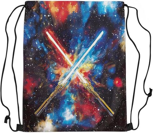 Feelyou Lightsaber Gym String Bag Bag Red Blue Green Green Rampack Decor Decor in Saudi Arabia
