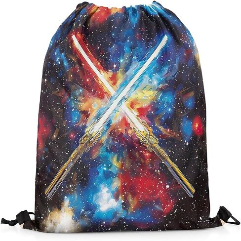 Feelyou Lightsaber Gym String Bag Bag Red Blue Green Green Rampack Decor Decor in Saudi Arabia