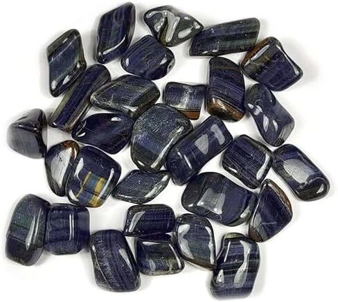 طبيعية النمر الأزرق النمر cabochon الحصى chatoyant الأحجار الكريمة سيارات الأجرة المعدنية مصقولة الكوارتز الكريستال هوك الحجر من أفريقيا - 5 أجزاء in Saudi Arabia