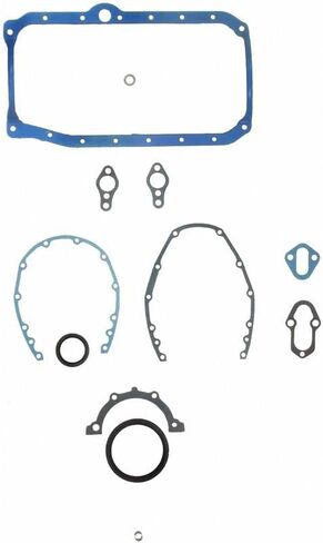 Marine Full Gasket Set compatible with 1985-2002 Mercruiser 4.3L 262 cid Chevy 1 Pc seal Head+Manifold+Oil Pan Vortec (4.3L 263cid) in Saudi Arabia
