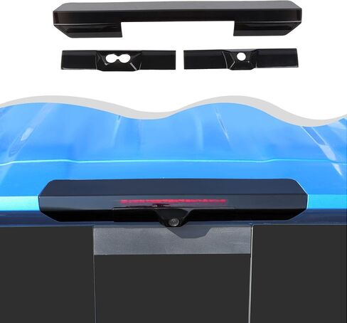 طقم غطاء خلفي ثالث ثالث مكابح خفيفة ملائمة لعام 2022-2025 Chevy Silverado & GMC Sierra Light Light Light ، Black Smoked in Saudi Arabia