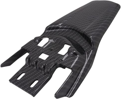 Motorcycle Rear Fender Mudguard for Surron Sur Ron Light Bee X/S Segway X260 X160 Electric Dirt Bike,Carbon Fiber Texture,PP Material in Saudi Arabia