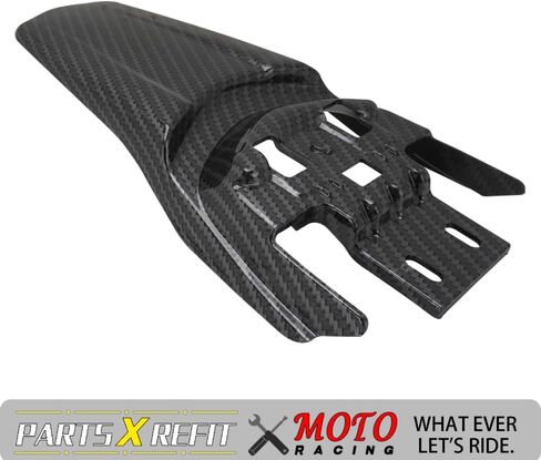 Motorcycle Rear Fender Mudguard for Surron Sur Ron Light Bee X/S Segway X260 X160 Electric Dirt Bike,Carbon Fiber Texture,PP Material in Saudi Arabia