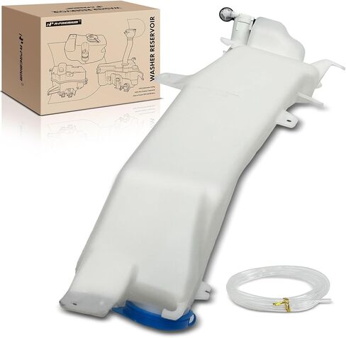A -Premium Windshield Washer Reservoir متوافق مع نماذج هوندا المختارة - FIT 2009 2010 2011 2012 2013 ، مع (CAP/GASHER PUMP/HOSE/BRACKET) - استبدال# 76841TK6305 in Kuwait