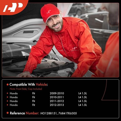 A -Premium Windshield Washer Reservoir متوافق مع نماذج هوندا المختارة - FIT 2009 2010 2011 2012 2013 ، مع (CAP/GASHER PUMP/HOSE/BRACKET) - استبدال# 76841TK6305 in Kuwait