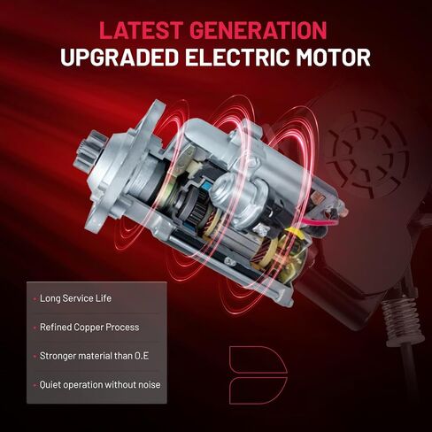 BDFHYK 751-855 Power Window Regulator with Motor Front Left, Compatible with Mazda CX-9 2007-2015 in Saudi Arabia