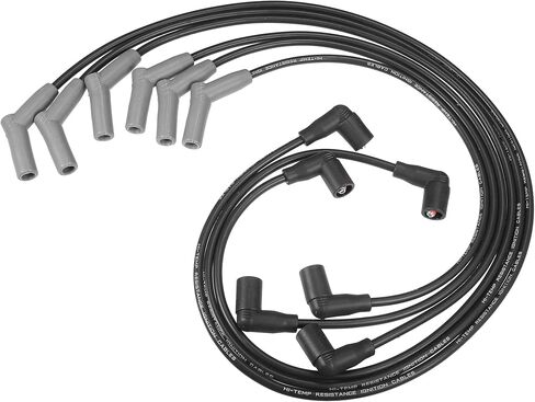 Acropix Car Spark Plug Coil Coil Coil Coil Coil Coil Harness Cable 7mm for Ford for Mustang 2001-2004 V6 3.8L 3.9L No.1u2z12259ba - Pack of 6 in Saudi Arabia