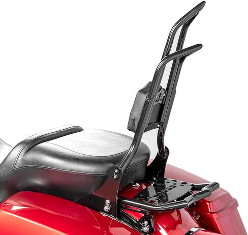 Mofun Luggage Rack Rack Grab Wandles Bracket متوافق مع Harley Touring Street Road Electra Glide Road King 2009-2024 Chrome in Saudi Arabia