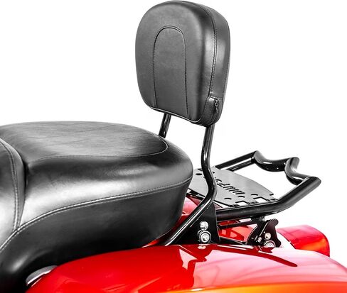 Mofun Luggage Rack Rack Grab Wandles Bracket متوافق مع Harley Touring Street Road Electra Glide Road King 2009-2024 Chrome in Saudi Arabia