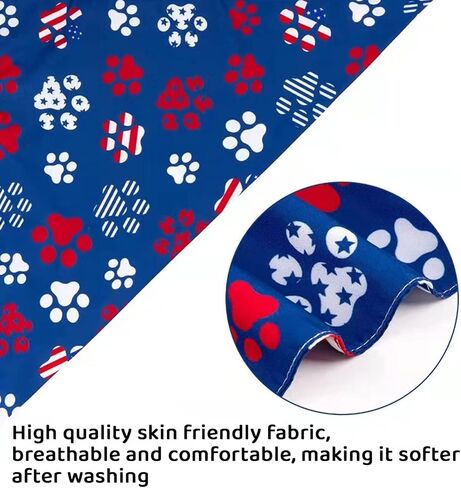 Halloween Dog Bandanas 2Pack, VIPITH Dog Scarf Holiday Dog Bandana Printed with Pumpkin Bat Ghost Halloween Decorations, Washable Triangle Dog Neckerchief Dog Bibs for Small to Large Dog in Kuwait