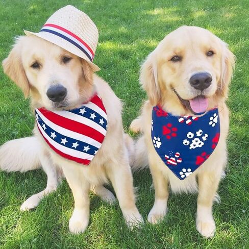 Halloween Dog Bandanas 2Pack, VIPITH Dog Scarf Holiday Dog Bandana Printed with Pumpkin Bat Ghost Halloween Decorations, Washable Triangle Dog Neckerchief Dog Bibs for Small to Large Dog in Kuwait