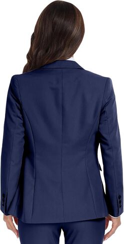 Women's Long Sleeve Blazers Open Front One Button Notch Lapel Business Office Jacket Coats Casual Outfits for Work in Kuwait