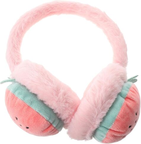 LIFKOME Soft Winter Ear Warmer for Girls Cute Strawberry Style Earmuffs for Boys and Girls Ear Protection Cover for Cold Weather Cozy and Fun Winter Accessory in Saudi Arabia
