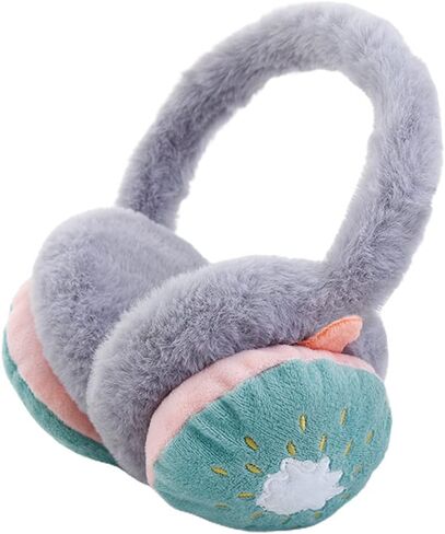 Ear Warmers For Kids Strawberry Ear Muffs Girl Plush Warm Soft Winter Warm Earmuff Ear Muffs in Saudi Arabia