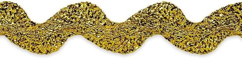 Trims by the Yard 1/2" Medium RIC Rac Metallic Silver | (10 Yard Cut) Trim in Saudi Arabia