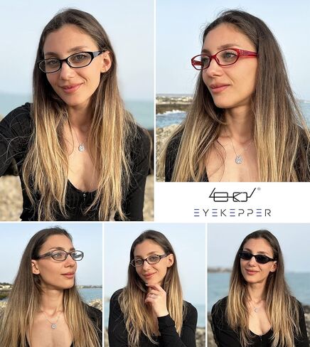 Eyekepper 10 Pack Reading Glasses Spring Hinges Wood-Grain Printed Arms Include 2 Reading Sunglasses +1.75 in Kuwait