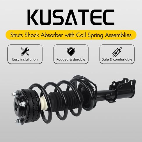 زوج Kusatec الأمامي الكامل Struts امتصاص الصدمات يناسب 2011-2014 Chrysler 200 ، 2007-2010 Sebring ؛ 2008-2014 دودج أفنجر ؛ 271131 271130 الدعامات اليسرى/اليمنى مع مجموعات الربيع لفائف in Saudi Arabia