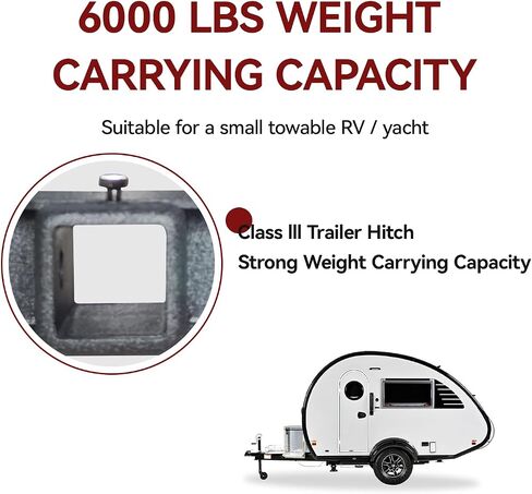 Trailer Hitch Black Steel Compatible with 2011 2012 2013 Kia Sorento and 2010 2011 2012 Select Hyundai Santa Fe w/2" Hitch Receiver in Saudi Arabia