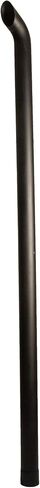 Exhaust Pipe Compatible With UNIVERSAL 3-1/2" x 96", Curved Black in Saudi Arabia
