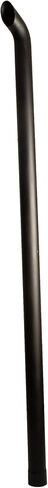 Exhaust Pipe Compatible With UNIVERSAL 3-1/2" x 96", Curved Black in Saudi Arabia