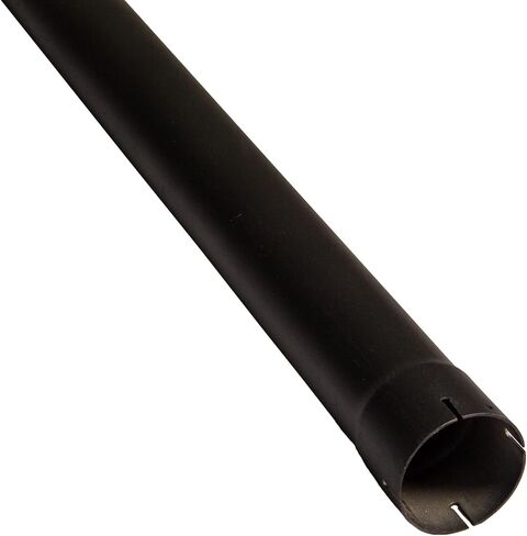 Exhaust Pipe Compatible With UNIVERSAL 3-1/2" x 96", Curved Black in Saudi Arabia