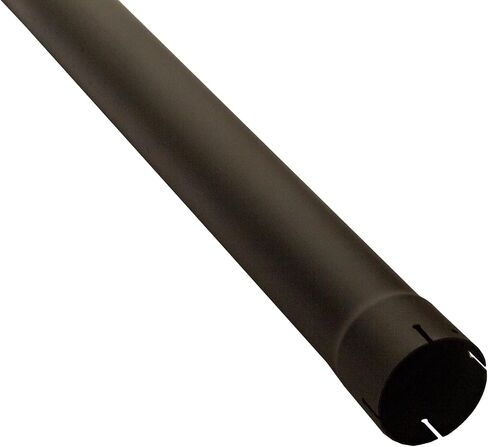 Exhaust Pipe Compatible With UNIVERSAL 3-1/2" x 96", Curved Black in Saudi Arabia