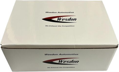 Exhaust Tip 2.50" Inlet Dual 4.00 X 12.00 Long WDDWRP40012-250-BC-SS Round Double Wall Black Chrome 304 Stainless Wesdon Exhaust Tip in Saudi Arabia