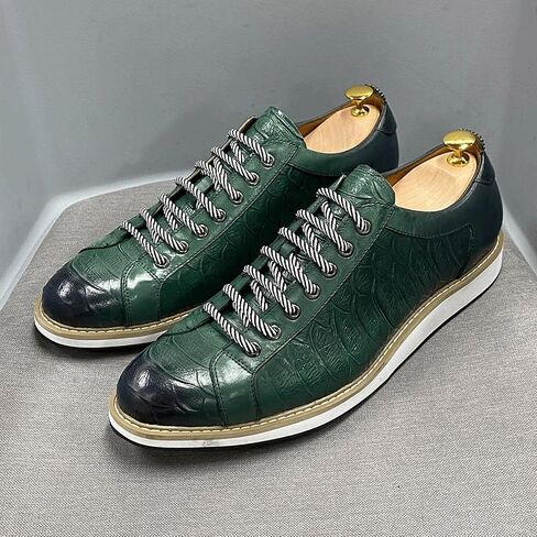 Dress Shoes for Men Men's Real Leather Casual Flat Shoes Comfortable Stylish Everyday Footwear in Kuwait