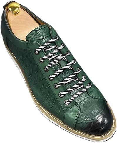 Dress Shoes for Men Men's Real Leather Casual Flat Shoes Comfortable Stylish Everyday Footwear in Kuwait
