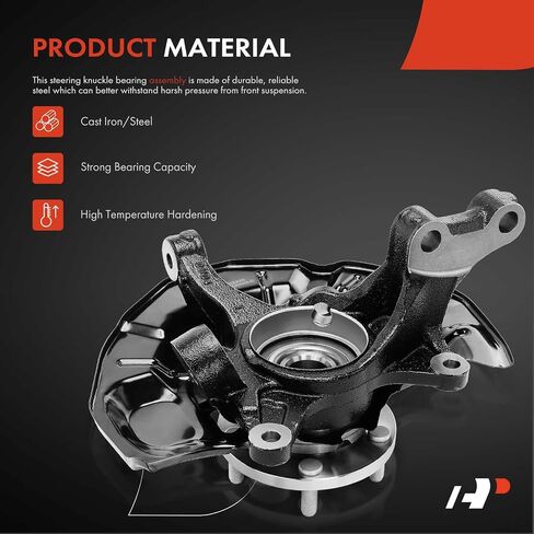 A-Premium Front Steering Knuckle & Wheel Bearing Hub Assembly Compatible with Toyota Camry 2007-2011 & Lexus ES350 2007-2012, 2.5L 3.5L, Left Driver Side in Saudi Arabia