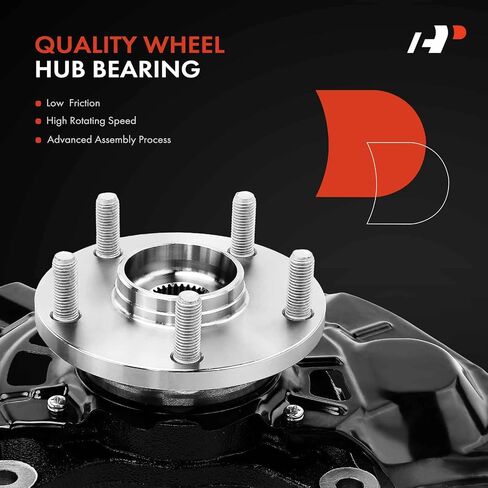 A-Premium Front Steering Knuckle & Wheel Bearing Hub Assembly Compatible with Toyota Camry 2007-2011 & Lexus ES350 2007-2012, 2.5L 3.5L, Left Driver Side in Saudi Arabia