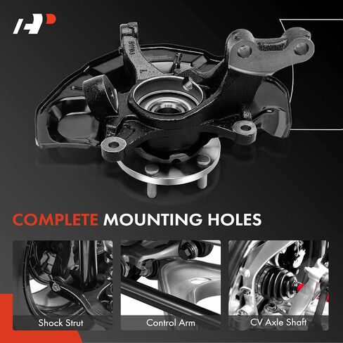 A-Premium Front Steering Knuckle & Wheel Bearing Hub Assembly Compatible with Toyota Camry 2007-2011 & Lexus ES350 2007-2012, 2.5L 3.5L, Left Driver Side in Saudi Arabia
