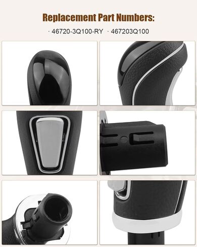 Auto Gear Shift Lever Knob Kit Fit for Hyundai Azera 2012 2013 2014 2015 2015 Fit for Sonata 2011 2012 2013 2014 ، replic in Saudi Arabia
