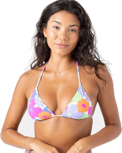 أشرطة Roxy Women النسائية القابلة للتعديل ، UPF 50+ حماية من أشعة الشمس ، أعلى ملابس السباحة ، ركوب الأمواج ، ملابس الشاطئ in Saudi Arabia