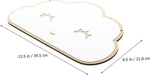 ERINGOGO Crylic Mirror Ornament Cloud Nursery Decor Boys and Girls Acrylic Mirror Living Room Dec in Saudi Arabia