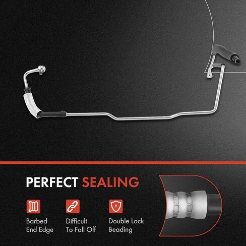 A-Premium Power Steering Hose Pressure & Return Hose Line Assembly Compatible with Lexus GS400 1998-2000, GS430 2001-2005, SC430 2002-2010, 4.0L 4.3L, Pump To Gear, Replace# 4441030410 in Saudi Arabia