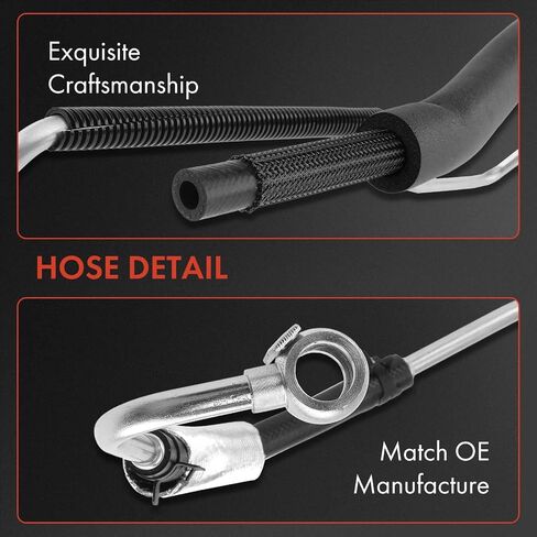 A-Premium Power Steering Hose Pressure & Return Hose Line Assembly Compatible with Lexus GS400 1998-2000, GS430 2001-2005, SC430 2002-2010, 4.0L 4.3L, Pump To Gear, Replace# 4441030410 in Saudi Arabia