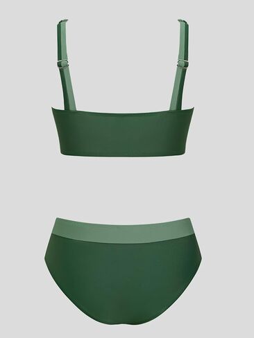 Cupshe Women's Bikini مجموعات سكوب أشرطة قابلة للتعديل in Saudi Arabia