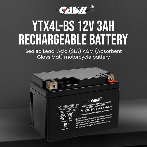 YTX7L-BS بطارية 12 فولت 7 أمبير لهوندا 250 CMX250C المتمردين 1996-2014 in Saudi Arabia